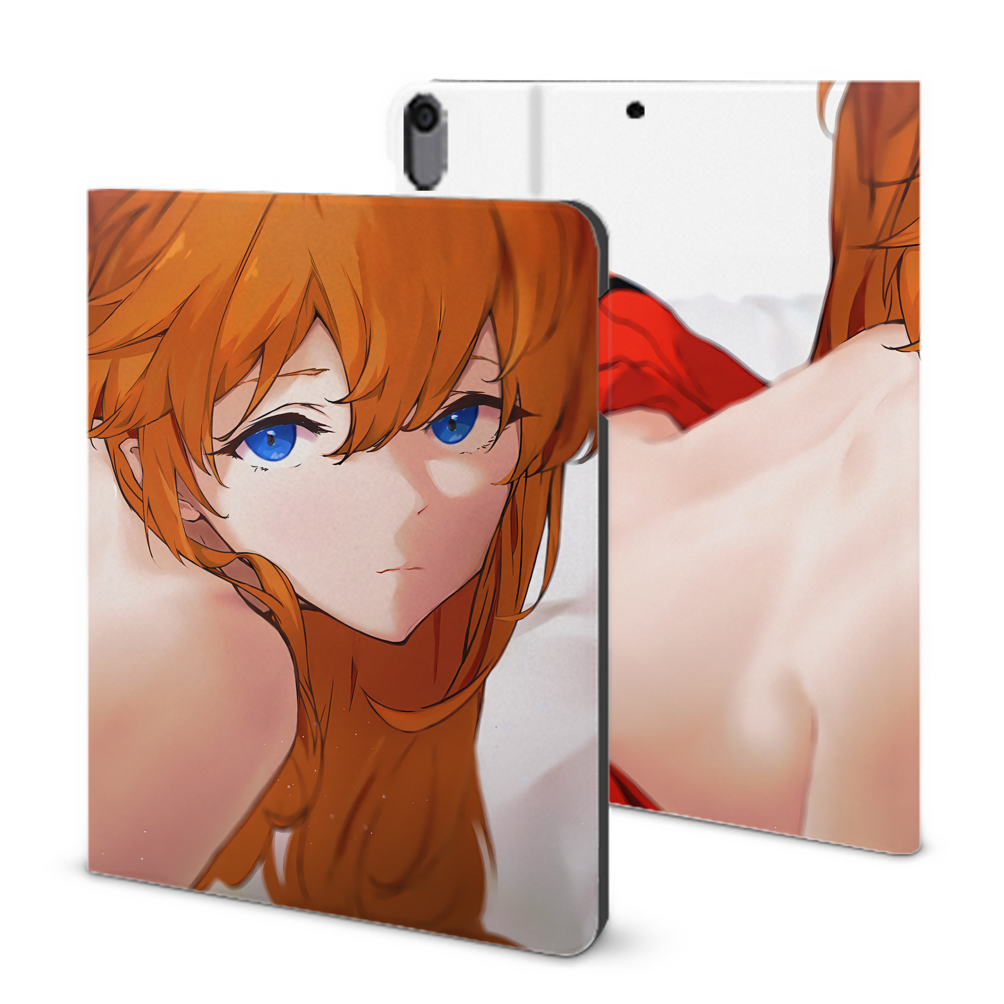 （画像用） EVA 新世紀エヴァンゲリオン IPad ケース ブック型 PUレザー TPU 耐衝撃 軽量 薄型 ペン収納なし 全面保護 IPad 各モデル対応